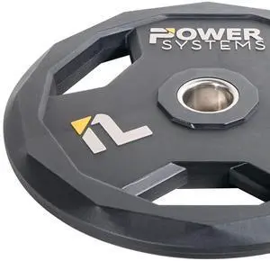 Power Systems Urethane Weight Plate, 5 Pounds, Black (55884)
