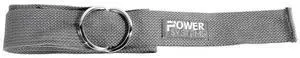 Power Systems Yoga Strap with D-Ring, 8 Foot, Dark Gray (83221)