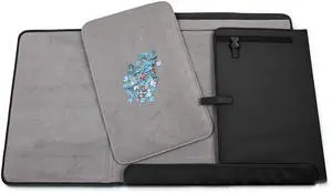 Jumbl 1500-Piece Puzzle Caddy | Portable Jigsaw Puzzle Mat, Organizer, Storage & Travel Case with Non-Slip Felt Surface, [2] Removable Trays for Sorting, Easy Velcro, Folding Design & Carry Handle