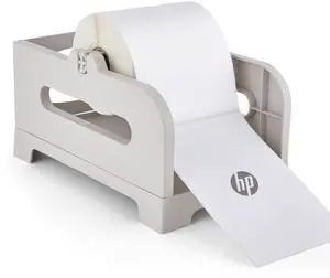 HP Thermal Label Holder for Labels up to 4 x 6, Designed for Rolls and Fanfold Labels and Works with Label Printers for Home, Office, and Small Business