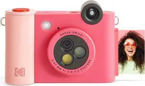 Kodak Smile+ Wireless 2x3 Digital Instant Print Camera with Effect Lenses & Zink Technology - Fuchsia