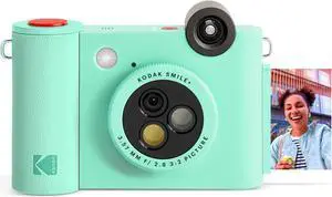 Kodak Smile+ Wireless 2x3 Digital Instant Print Camera with Effect Lenses & Zink Technology - Green