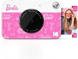 Barbie x Kodak Printomatic 2x3" Instant Print Camera, 5MP Portable Instant Camera - Signature Style