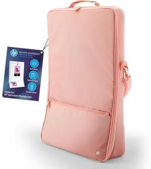 HP Premium Carrying Padded Storage Case w/Removable Shoulder Strap for Sprocket Photobooth (Pink)
