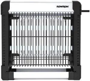 Flowtron Indoor Bug Zapper with 3000V Power, LED Lamp, Shock Grid & 8W Bulbs for Insect Control