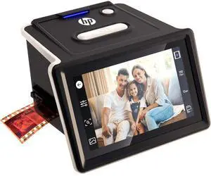 HP FilmScan Film & Slide Scanner with 5" Touch Screen, Film Scanner Convert Negatives to Digital 22MP JPEG
