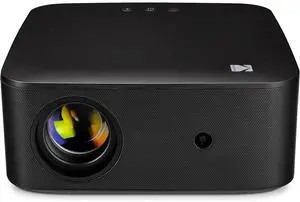 Kodak FLIK X20 Smart Projector, 1080p Portable Projector with Google TV Dongle Built-In (Black)