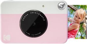Kodak PRINTOMATIC Digital Instant Print Camera (Pink), Full Color Prints On ZINK 2x3 Sticky-Backed Photo Paper - Print Memories Instantly