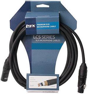 LyxPro XLR Microphone Cable 1.5 Ft xlr cable for Microphones and Devices, Black