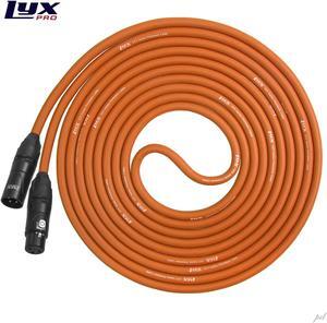 LyxPro Balanced XLR Cable 15 ft Microphone Cable, Powered Speakers , Purple