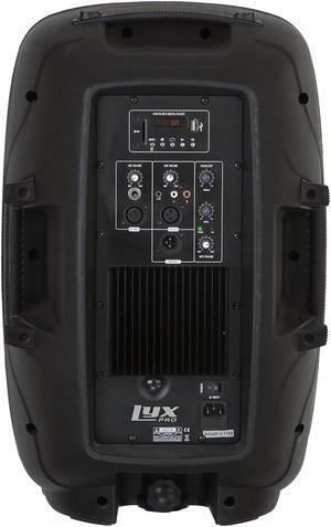 PA System, 180w RMS Power Active Speaker, Bluetooth SD USB MP3 AUX Input
