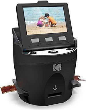 KODAK SCANZA Digital Film & Slide Scanner ? Converts 35mm, 126, 110, Super 8 & 8mm Film Negatives & Slides to JPEG ? Includes Large Tilt-Up 3.5? LCD, Easy-Load Film Inserts, Adapters & More