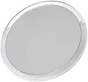 JUMBL Large 8" Suction Cup 10X Magnifying Mirror with Precision Tweezers