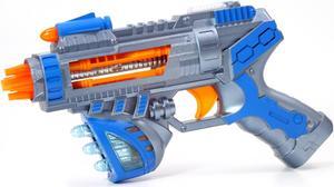Kidplokio Sonic Space Blaster Toy Gun with Flashing Lights and Sounds Blue Boys Ages 3