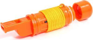 Universal Emergency 5 in 1 Multifunction Survival Whistle Orange