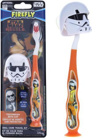 Star Wars Rebels Kids Toothbrush with Cap Oral Care Travel Kit Stormtrooper Gift