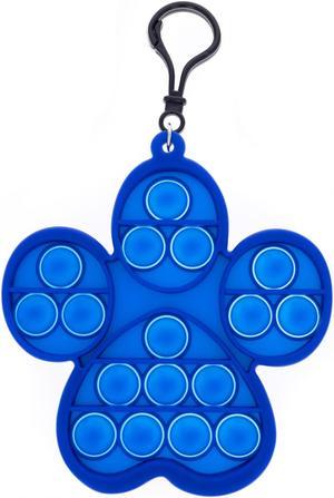 Paw Patrol Push Pop It Sensory Fidget Toy Stress Relief for Kids Keychain  Blue