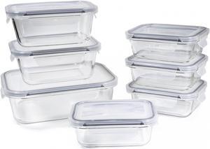  2 Pack Extra Large Airtight Food Storage Containers - 6.5L /  220 Oz BPA Free Clear Plastic Kitchen and Pantry Organization Canisters for  Flour, Sugar, Rice & Baking Supply 