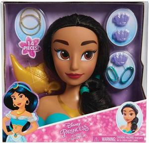 Disney Princess Jasmine Hair Styling Head with Magic Lamp Hair Brush Hair ETC