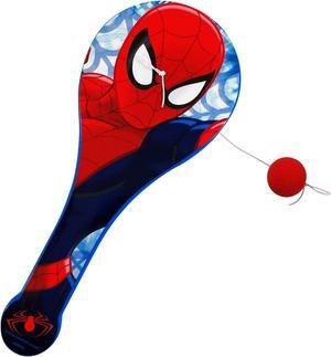Marvel Spiderman Classic Handheld Toy Paddle Ball Set Boys Ages 4 and Up