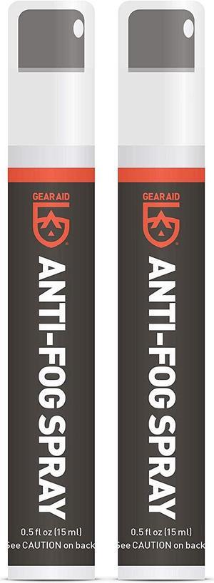 GEAR AID Anti-Fog Spray for Goggles, Masks and Eyeglasses, 0.5 fl oz, 2-pk, Bulk