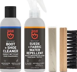 GEAR AID Revivex Suede, Nubuck Fabric Boot and Shoe Care Kit, Ideal for use on Waterproof-breathable Footwear