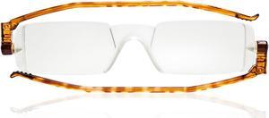 Reading Glasses Nannini Italy Vision Care Unisex Ultra Thin Readers Tortoise 1.0