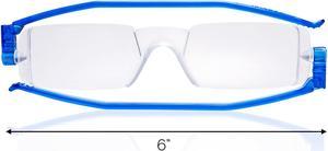 Reading Glasses Nannini Italy Vision Care Unisex Ultra Thin Readers - Blue 1.0