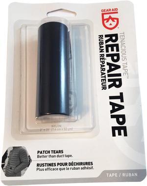 GEAR AID Tenacious Tape Gear Repair Patches, Black, 2.5 1.5 Hex Shape