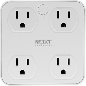 Nexxt Solutions NHPT610 Smart Wi-Fi Surge Protector - Four Plug