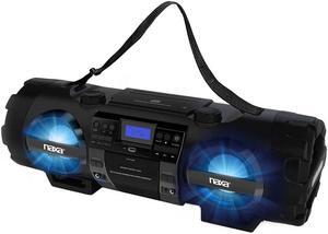 Naxa NPB-262 CD/MP3 Bass Reflex Boom Box & PA System with Bluetooth