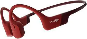AfterShokz - Aeropex Wireless Bone Conduction Open-Ear Headphones - Solar Red