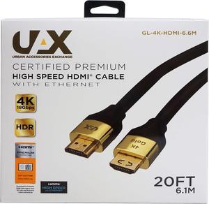 20ft (6.1m) Select High Speed HDMI® Cable with Ethernet 4K 60Hz - In-Wall  CL2-Rated