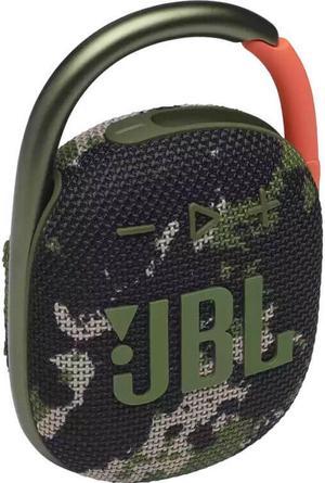 JBL Clip 4: Portable Speaker with Bluetooth, Built-in Battery, Waterproof and Dustproof Feature - Squad (JBLCLIP4SQUADAM)