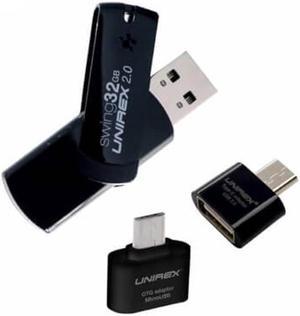 Unirex USON232M 32GB USB with Adapter