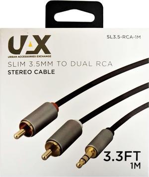 UAX 3 ft. 3.5mm to RCA Cable