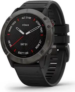 Garmin fenix® 6X Sapphire - Carbon Gray