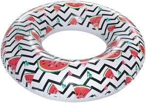 Playtek PT8025 Tropical Watermelon Print Tube Inflatable Pool Float