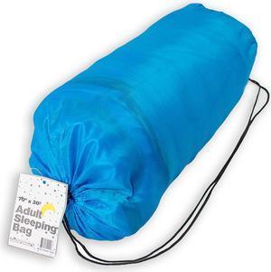 Kole Imports SLEEPBAGBLU Adult Sleeping Bag - Blue
