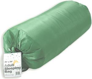 Kole Imports SLEEPBAGHGN Adult Sleeping Bag - Hunter Green