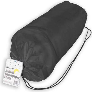 Kole Imports SLEEPBAGGRY Adult Sleeping Bag - Gray