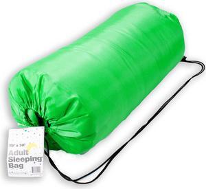 Kole Imports SLEEPBAGLGN Adult Sleeping Bag - Light Green