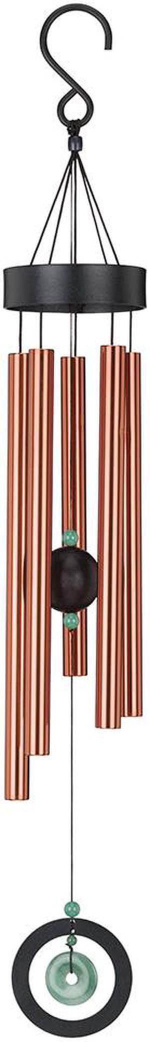 Regal REGL11432 32 inch Healing Stone Wind Chime - Jade