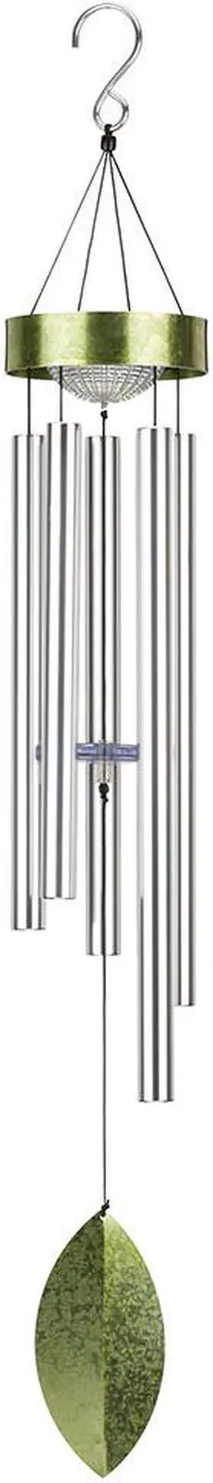 Regal REGL11422 42 inch Solar Wind Chime - Green
