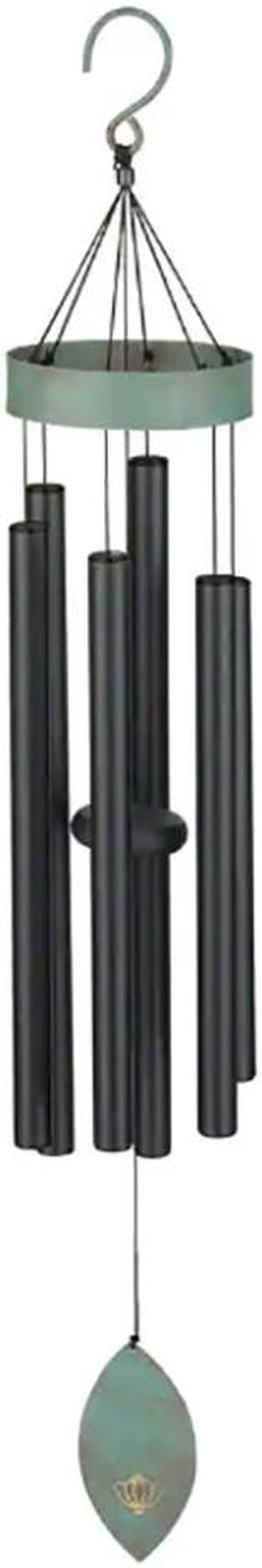 Regal REGL11164 32 inch Patina Breeze Wind Chime - Black