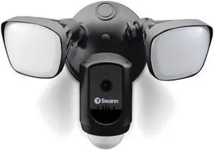 Swann SWIFIFLOCAM2 Wi-Fi Floodlight Security Camera - Black