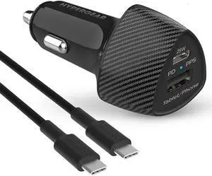 Hypergear 15622 SpeedBoost 25W PD USB-C Car Kit - Black