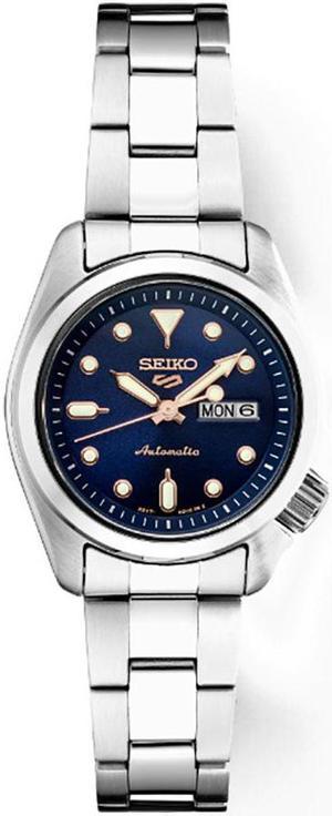 Seiko 5 Womens Sports Collection Watch - Stainless Steel/Blue Dial