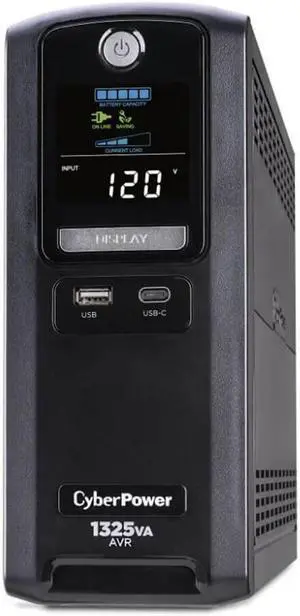 CyberPower LX1325GU3 10-Outlet 1325VA Battery Back-Up System