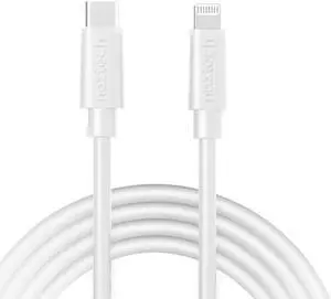 Naztech 15373 12 Ft. Fast Charge USB-C to MFi Lightning Extra Long Cable - White